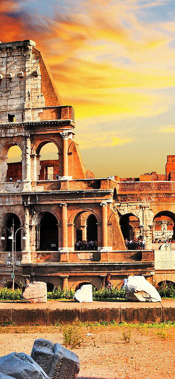 Rome skyline, Italy , Sarah Peltier, Stunning visuals HD phone wallpaper