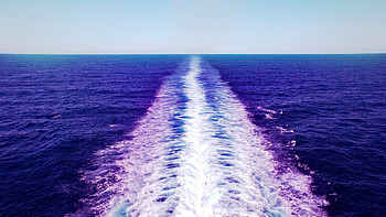 Through the sea, landscape, cool, beautiful, colours, nature, ocean, nice HD wallpaper