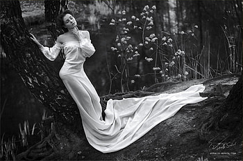 BEAUTY, bw, graphy, woman HD wallpaper