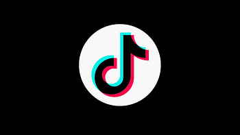 TikTok logo, , Eye-catching design, Iconic symbol HD wallpaper