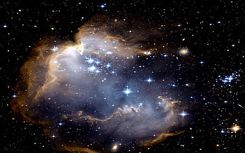 Landscape, Sky, Universe, Stars HD wallpaper