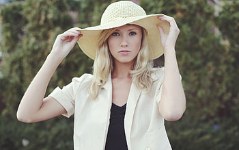 Berit Birkeland HaT, berit-birkeland, celebrities, girls, model, hat HD wallpaper