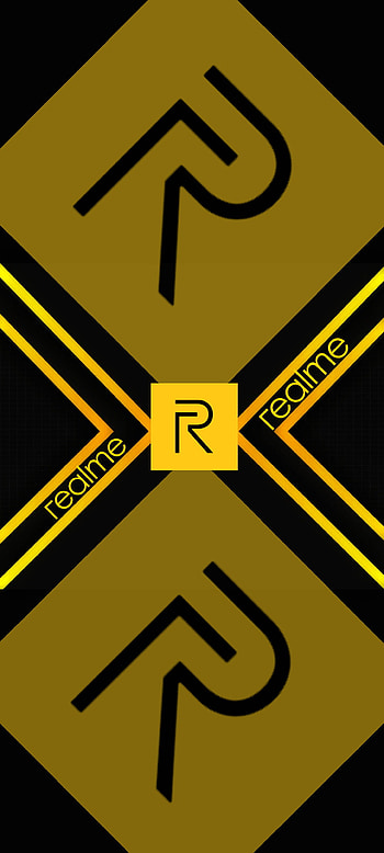 Realme RR, xiaomi, pantalla, samsung, amarillo, logo, fondos HD phone wallpaper