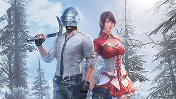 Pubg Helmet Guy With Girl, pubg, ps-games, playerunknowns-battlegrounds, 2019-games, games HD wallpaper