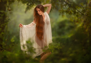 Ethereal Beauty, nature, girl, ethereal, long hair, woman, graphy, art, beautiful, serene, fantasy HD wallpaper