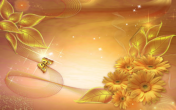 Background, Leaves, Stars, Gold, Texture, Lines, Textures, Golden HD wallpaper