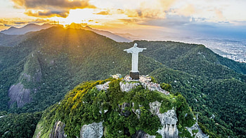 Christ the Redeemer, Digital model, 3D mapping, Technological feat HD wallpaper