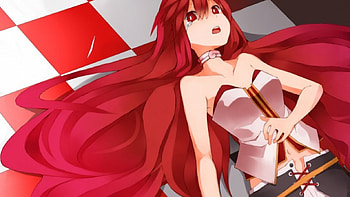 Red Girl, orginal, tears, red, girl, long hair HD wallpaper