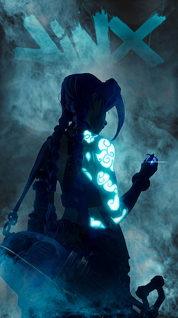 Jinx, music, blue HD phone wallpaper