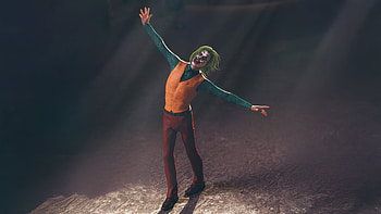 Joker The Lone Wolf, joker, supervillain, superheroes, artist, artwork, digital-art, ai, deviantart HD wallpaper