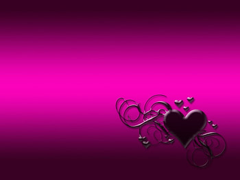 BLACK HEART, swirl, pink, black, heart HD wallpaper
