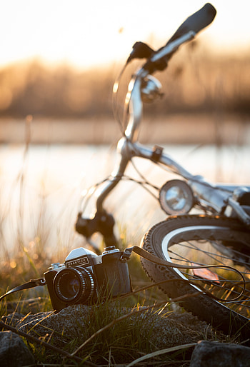 Miscellanea, Miscellaneous, Vintage, Stroll, Retro, Camera, Bicycle HD phone wallpaper