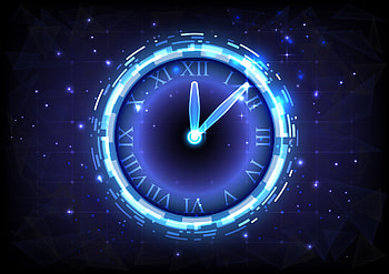 Futuristic, Clock HD wallpaper