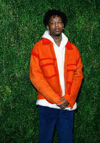 21 Savage, Atlanta upbringing, ICE investigation, British heritage HD phone wallpaper