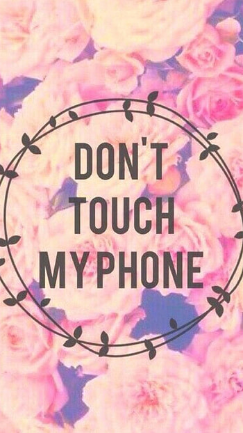 Don't Touch My , Mobile Warning, Lock Screen HD phone wallpaper