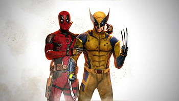 When Superheroes Collide Deadpool And Wolverine, deadpool-and-wolverine, deadpool-3, deadpool, wolverine, superheroes, artwork, digital-art HD wallpaper