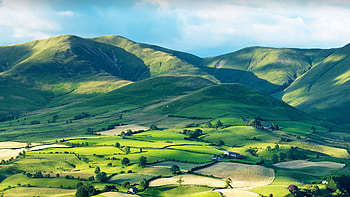 Howgill Fells, Green Hills HD wallpaper