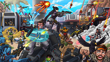 Rampart. Amped Modder, Revenant, Ash, Seer Apex Legends HD wallpaper