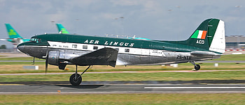 Aer Lingus, Douglas DC 3, 1950s Colours, Travels HD wallpaper