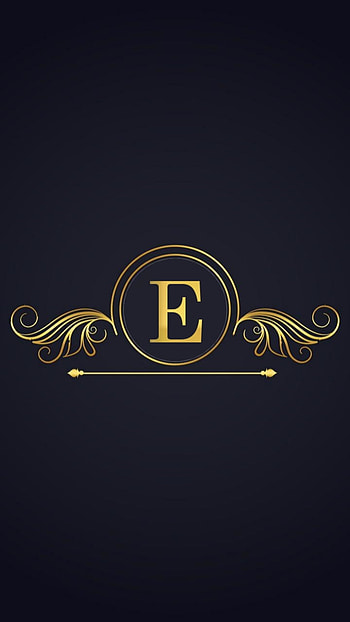 E stylish font, symbol, art, black, ER, grey HD phone wallpaper