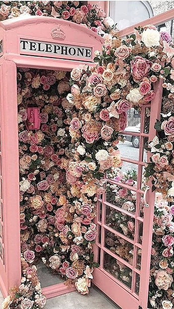 Pink Aesthetic, Tele Booth HD phone wallpaper