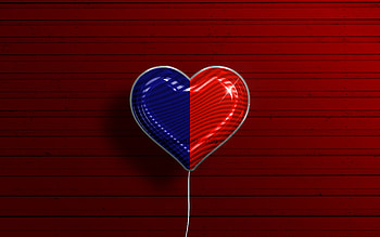 I Love Cagliari, , realistic balloons, red wooden background, Day of Cagliari, Italian cities, flag of Cagliari, Italy, balloon with flag, Cagliari flag, Cagliari HD wallpaper