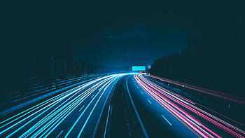 Night Lights Road, lights, road, graphy HD wallpaper