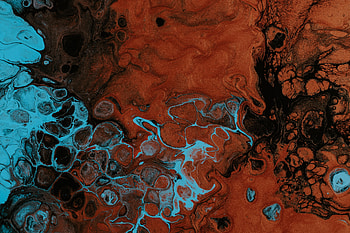 Abstract, Divorces, Paint, Liquid, Stains, Spots, Fluid Art HD wallpaper