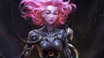 Dva Overwatch Cyborg Girl, dva-overwatch, overwatch, games, artist, artwork, digital-art, artstation HD wallpaper