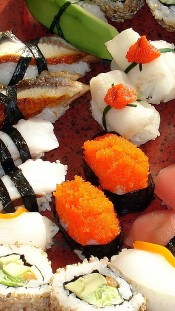 Sushi platter , Gourmet food graphy, Caviar dishes, perfection HD phone wallpaper