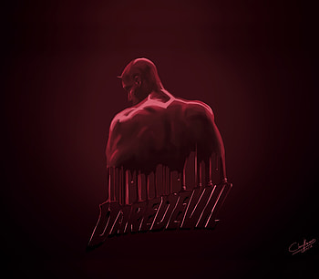 Artwork, Daredevil, Marvel hero HD wallpaper