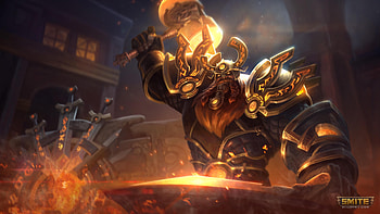 Dwarf smite, Ymir smite, Mythical creature, Frost giant HD wallpaper