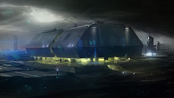 Building, Sci Fi HD wallpaper