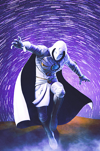 Moon Knight, art, marvel, hop, dc HD phone wallpaper