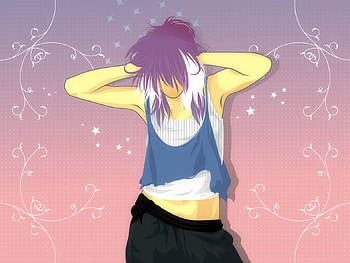 Vector, Form, Girl, Style, Teen, Teenager, Haircut HD wallpaper