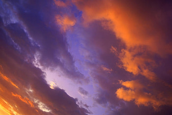 red sky, sky, color HD wallpaper