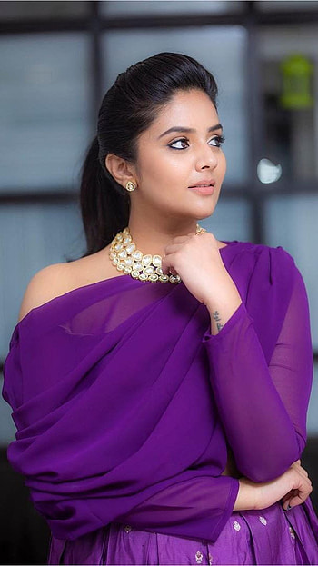Sreemukhi, telugu actress, model HD phone wallpaper