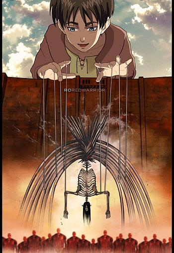 Aot eren, cloud, graph HD phone wallpaper