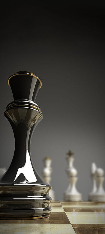 Black Chess king, finial, still_life_graphy, game HD phone wallpaper