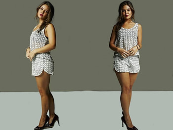 Danielle Campbell, model, 2015, , beautiful, actress, Danielle, Campbell, heels, legs HD wallpaper