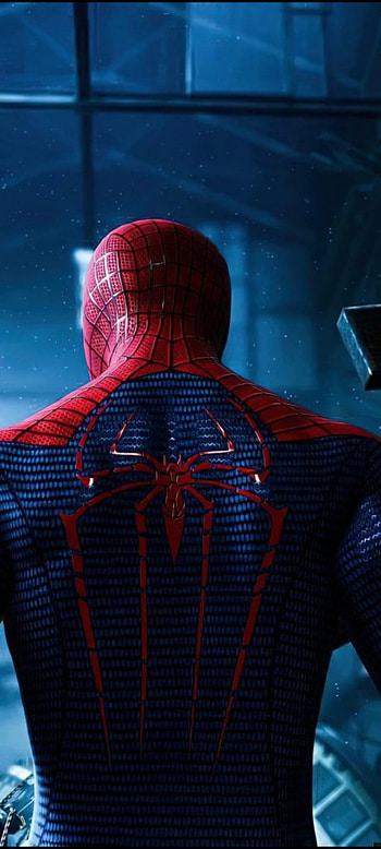 Spider Man, red, art HD phone wallpaper
