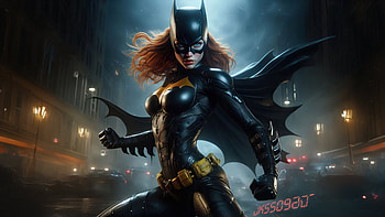 Black Age Avenger Batgirl, batgirl, superheroes, ai, artwork, digital-art, deviantart HD wallpaper