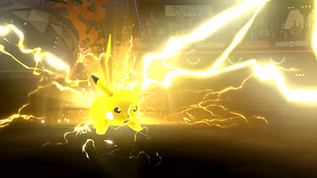 Champion's Thunder — Pikachu, Pokemon, Pokémon Champions HD wallpaper