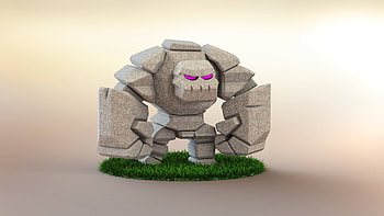 Clash Of Clans Golem 3d, clash-of-clans, supercell, games HD wallpaper