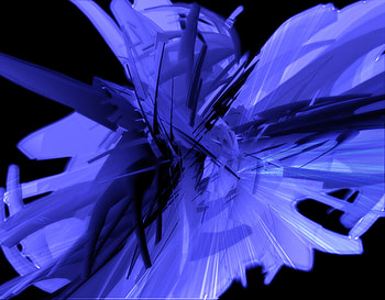 blue crystal, blue, white, black, crystal HD wallpaper