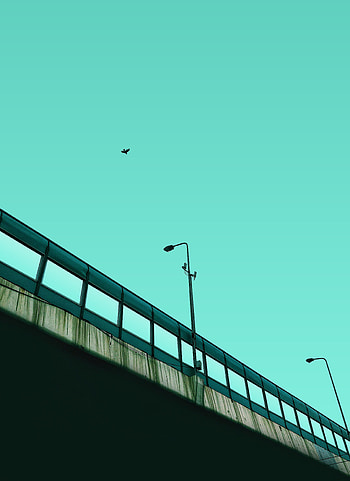 Architecture, Lights, Minimalism, Lanterns, Bridge, Construction, Design, Pillars, Posts HD phone wallpaper