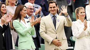 2023 Wimbledon Featuring Celebrated Tennis Icon, Roger Federer, Wimbledon 2023, tennis, Sports HD wallpaper