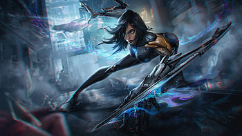 Fantasy girl, blue, girl, fantasy, chace, dark HD wallpaper