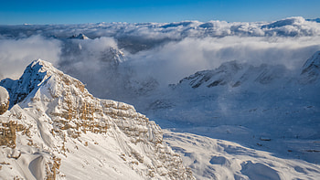 Landscape, Nature, Mountains, Clouds, Snow, Vertex, Tops HD wallpaper
