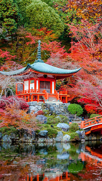 Kyoto, Solid black , , Minimalist design HD phone wallpaper